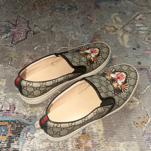 Gucci Loafers Angry Cat design - Picture 1 of 10